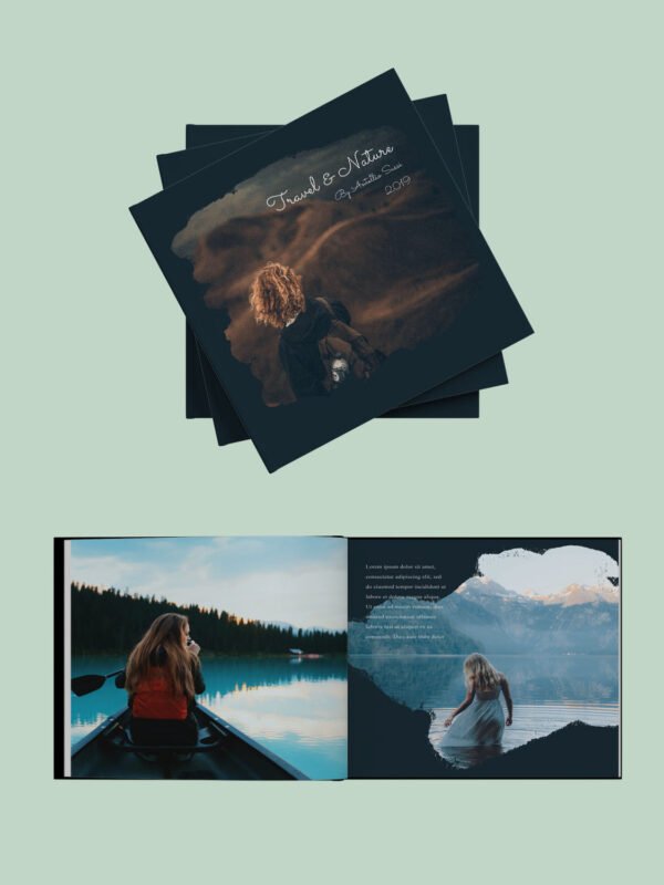 Travel Photo Book Album Template 8x8 Travel Photo Book Album Template 8x8