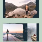 Travel Photo Book Album Template 8x8