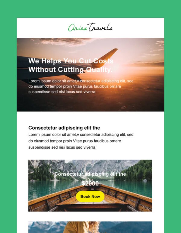 Travels Email Newsletter Template