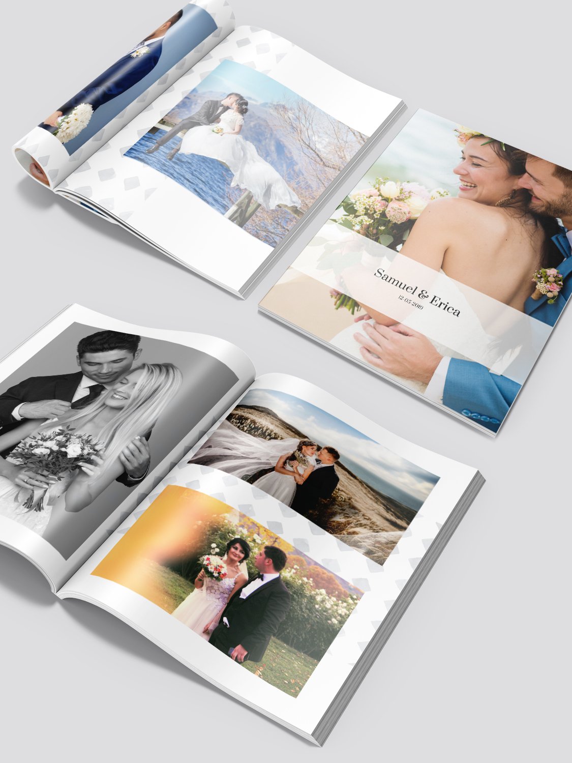 Wedding Photo Album Template 8.5x11