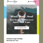 Yoga Email Newsletter Template