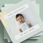 baby birthday photo album 10x10