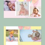 baby birthday photo album 10x10