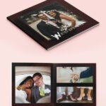 vintage wedding photo album