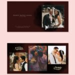 vintage wedding photo album